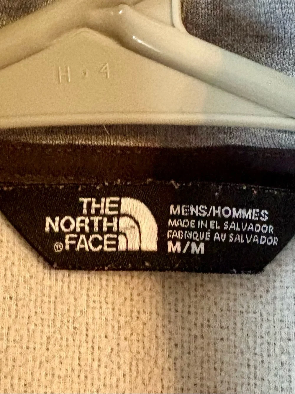 The North Face Cayonlands Mens 1/2 Zip Pullover Gray Black Fleece